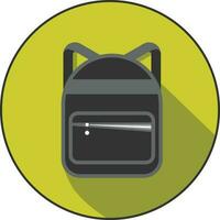 ryggsäck ikon - platt bagage ikoner vektor