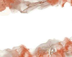 flytande marmor, med rader och borsta märken. höst Färg marmor alkohol målning effekt. illustration bakgrund, vattenfärg bröllop inbjudan, design vektor