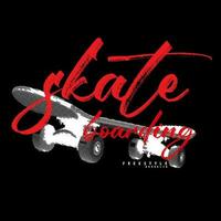 skateboard abstrakt bild vektor design