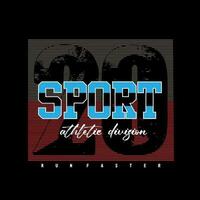 Vektor Sport Logo Typografie Design