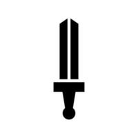 Schwert Symbol Vektor Symbol Design Illustration
