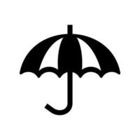 Regenschirm Symbol Vektor Symbol Design Illustration