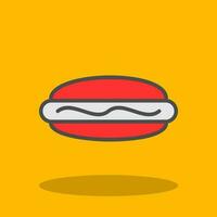 Hot-Dog-Vektor-Icon-Design vektor