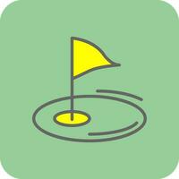 Golf-Vektor-Icon-Design vektor