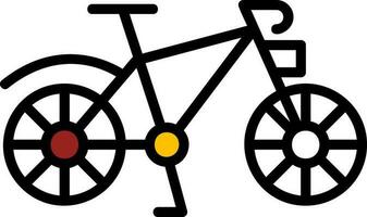 Fahrrad-Vektor-Icon-Design vektor