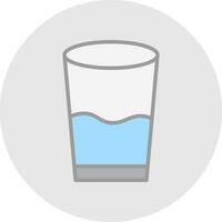 Glas von Wasser Vektor Symbol Design