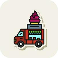 Food-Truck-Vektor-Icon-Design vektor