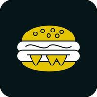 hamburgare vektor ikon design