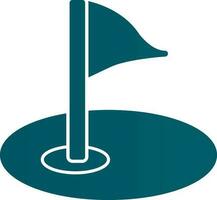 Golf Kurs Vektor Symbol Design