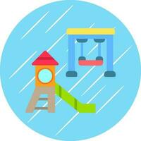 Spielplatz-Vektor-Icon-Design vektor