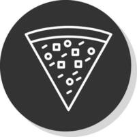 Pizza-Vektor-Icon-Design vektor