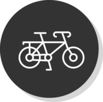 Fahrrad-Vektor-Icon-Design vektor