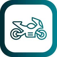 Motorrad-Vektor-Icon-Design vektor