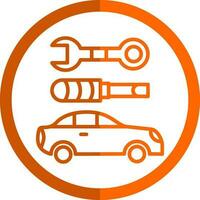 Auto Instandhaltung Vektor Symbol Design