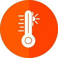 Thermometer-Vektor-Icon-Design vektor