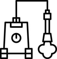 Druck Unterlegscheibe Vektor Symbol Design