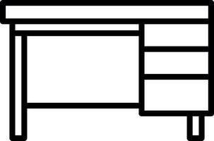 kontor tabell vektor ikon design