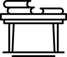 Buch Tabelle Vektor Symbol Design
