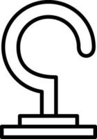 Röhren Haken Vektor Symbol Design