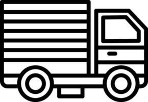 LKW-Vektor-Icon-Design vektor