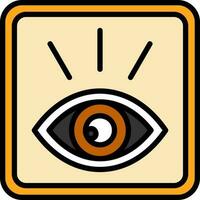 Auge öffnen Vektor Symbol Design