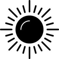 Sonne-Vektor-Icon-Design vektor