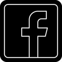 Facebook logotyp vektor ikon design