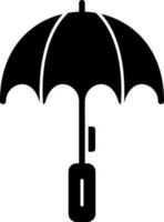 Regenschirm-Vektor-Icon-Design vektor