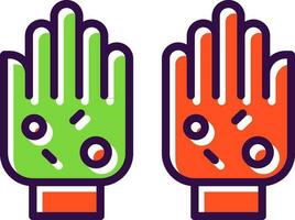 schmutzig Hände Vektor Symbol Design
