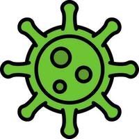 Coronavirus-Vektor-Icon-Design vektor