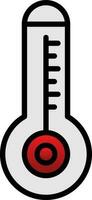 Thermometer-Vektor-Icon-Design vektor