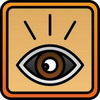 Auge öffnen Vektor Symbol Design