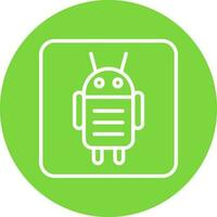 Android Charakter Vektor Symbol Design