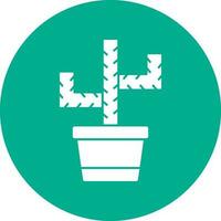 kaktus pott vektor ikon design