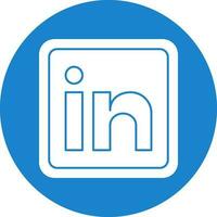 Linkedin Vektor Symbol Design