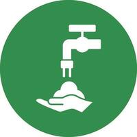 Hand waschen Vektor Symbol Design