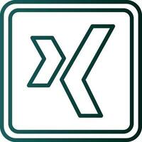 xing Logo Vektor Symbol Design