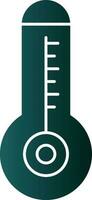 Thermometer-Vektor-Icon-Design vektor