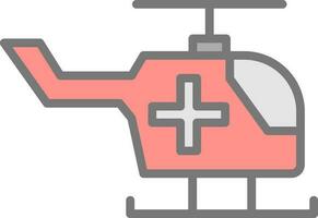 Luft Krankenwagen Vektor Symbol Design