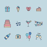 Set of Party Icons vektor