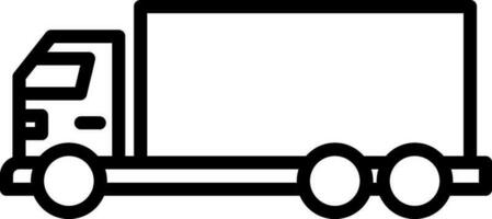 LKW-Vektor-Icon-Design vektor