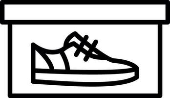 Schuh Box Vektor Symbol Design