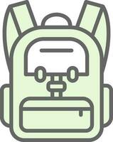 Rucksack-Vektor-Icon-Design vektor