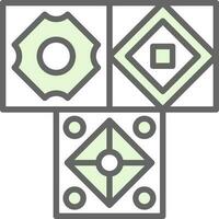 multi Fliesen Vektor Symbol Design