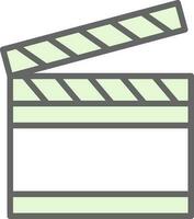 clapperboard vektor ikon design