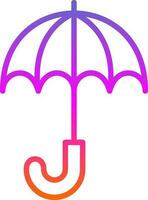 Regenschirm-Vektor-Icon-Design vektor