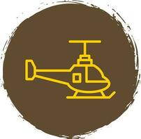 Hubschrauber-Vektor-Icon-Design vektor