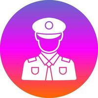 Polizist-Vektor-Icon-Design vektor