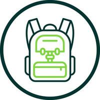 Rucksack-Vektor-Icon-Design vektor