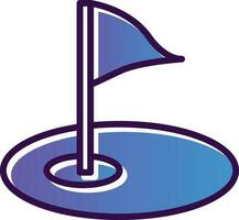 Golf Kurs Vektor Symbol Design